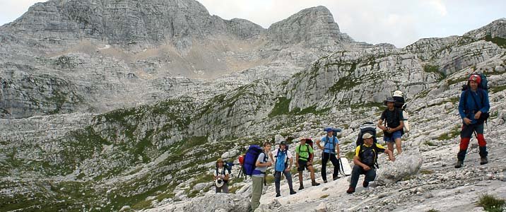 Visokogorski kras na Kaninskih podih. Foto Mihael Rukše.