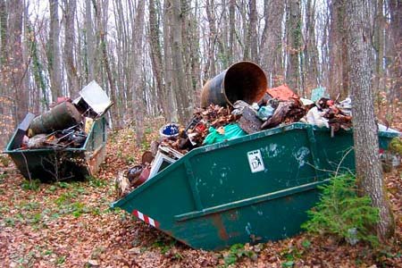 Polna zabojnika po čiščenju udornice Malisnica, 2006. Foto Jože Avbar.