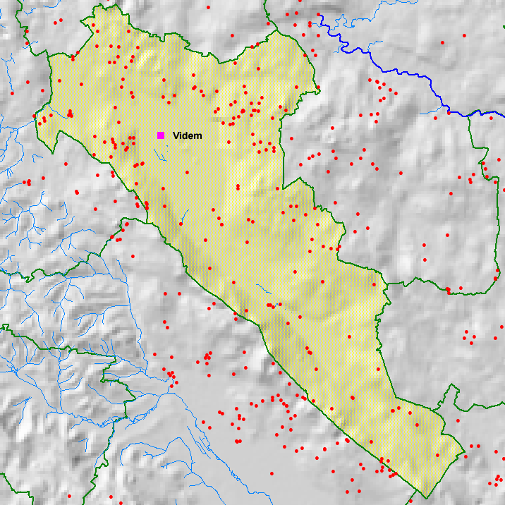 Dolenjske jame po občinah.