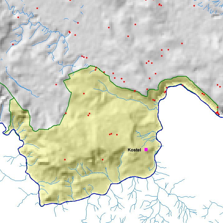 Dolenjske jame po občinah.