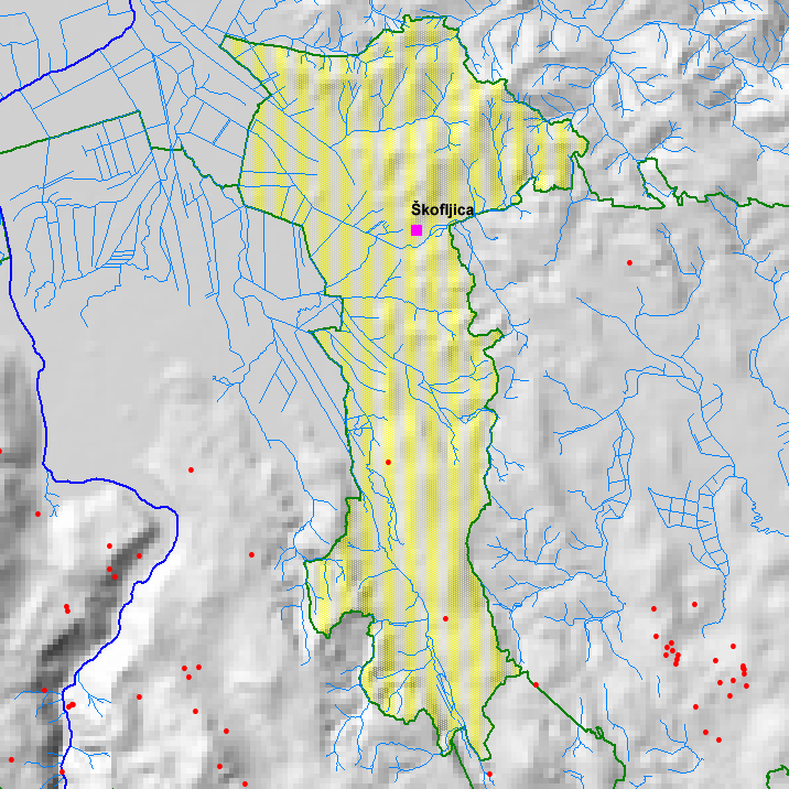 Dolenjske jame po občinah.